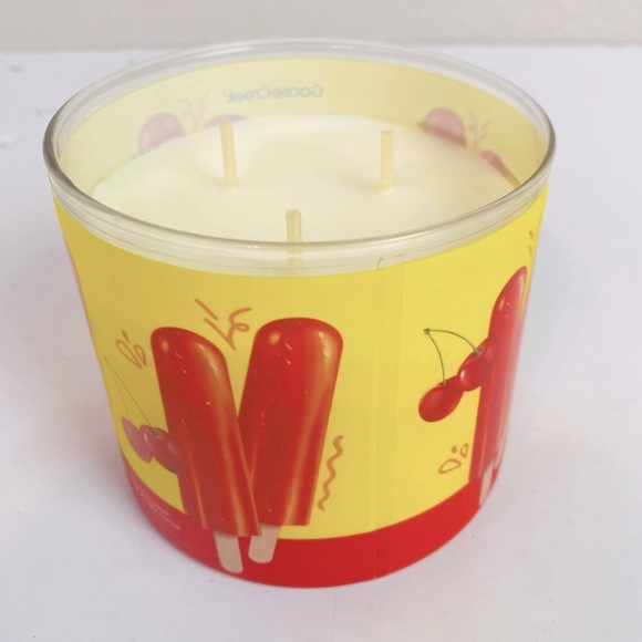Goose Creek Cherry Popsicle 3Wick Candle - Picture 2 of 4
